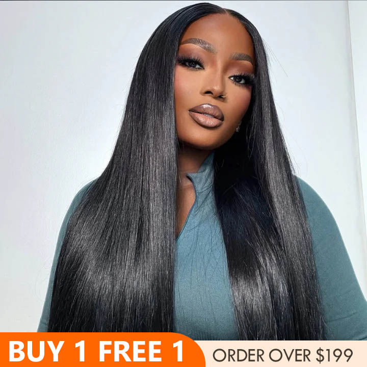 Long Straight Hair Wigs 13x6 HD Lace Frontal Wig-Bangjazz Hair