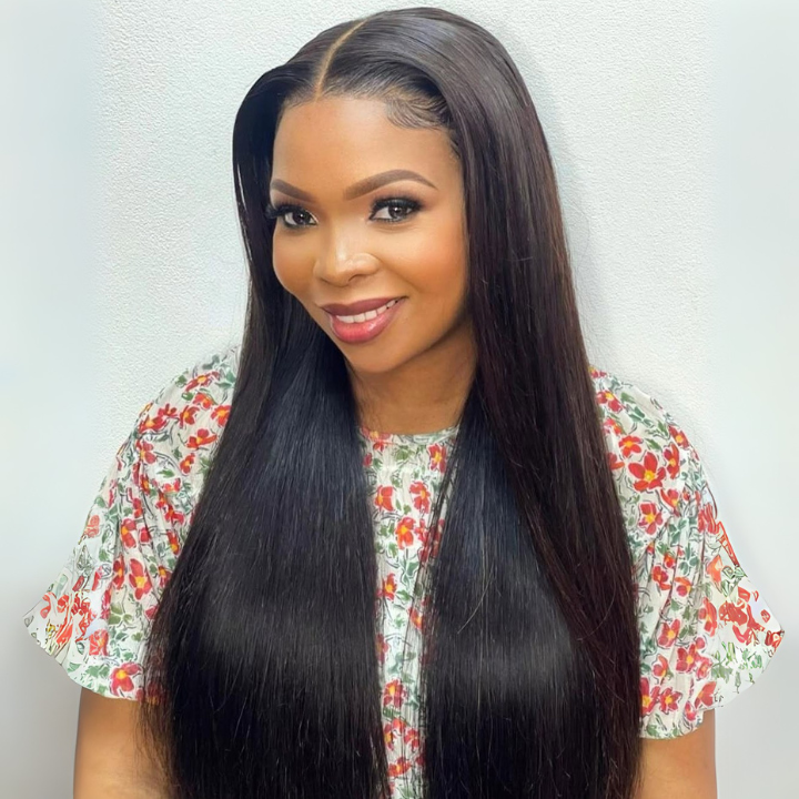 Long Straight Hair Wigs 13x6 HD Lace Frontal Wig-Bangjazz Hair