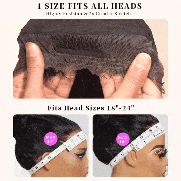 Outre Dominican Curly Deep Curly Snug Fit 360 Invisible Strap Glueless Pre-Bleached And Pre-Cut Lace Human Hair Wig