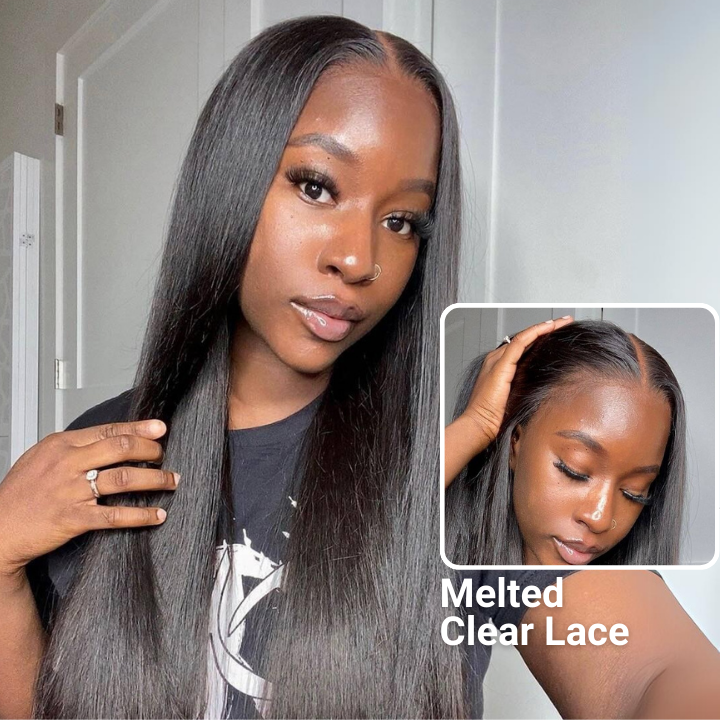 Long Straight Hair Wigs 13x6 HD Lace Frontal Wig-Bangjazz Hair