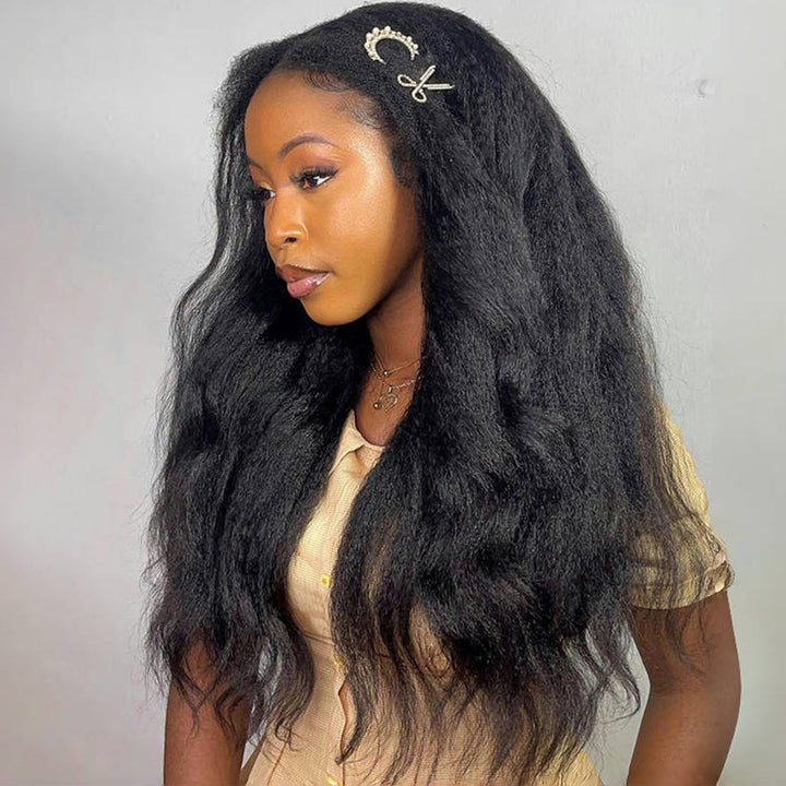 3-in-1 Put On &amp; Go Half Wigs | Glueless Invisible Drawstring Beginner Friendly