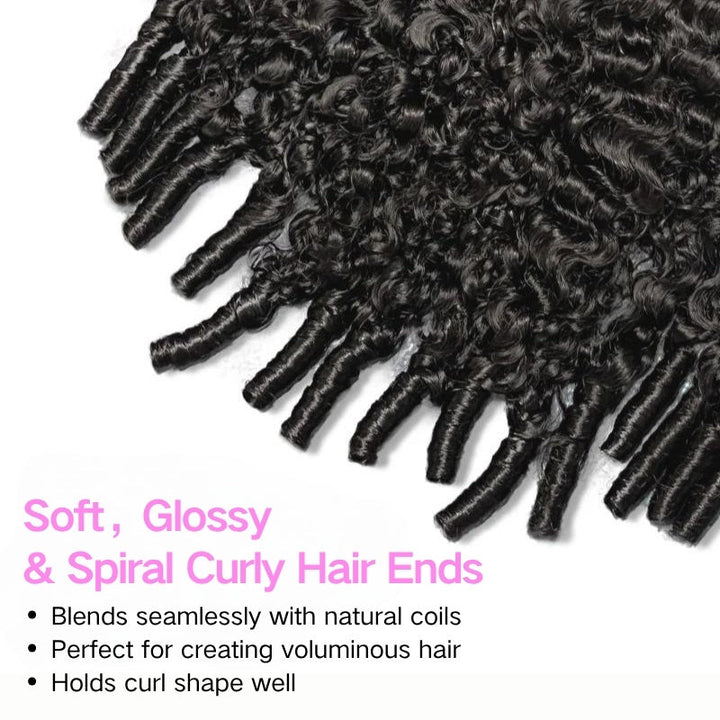 3-in-1 Put On &amp; Go Half Wigs | Glueless Invisible Drawstring Beginner Friendly