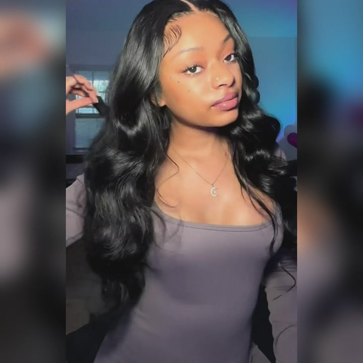 Body Wave 13x6 Lace Front HD Transparent Lace Human Hair Wig