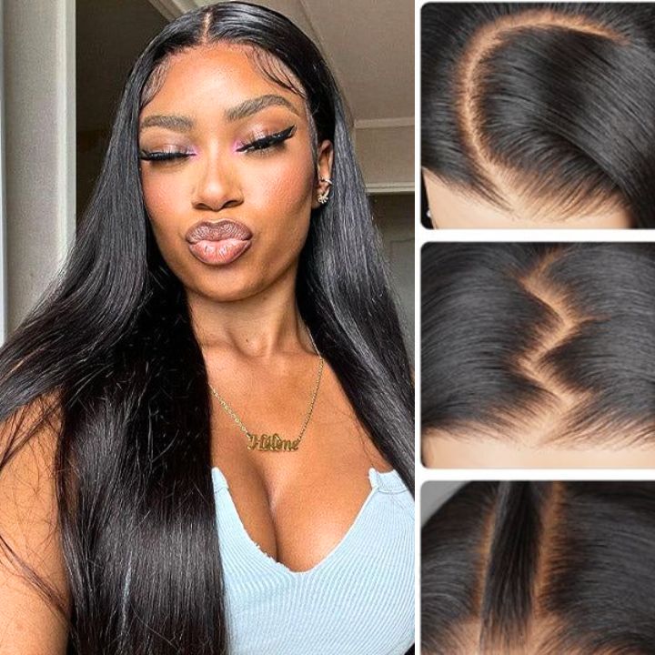 Long Straight Hair Wigs 13x6 HD Lace Frontal Wig-Bangjazz Hair