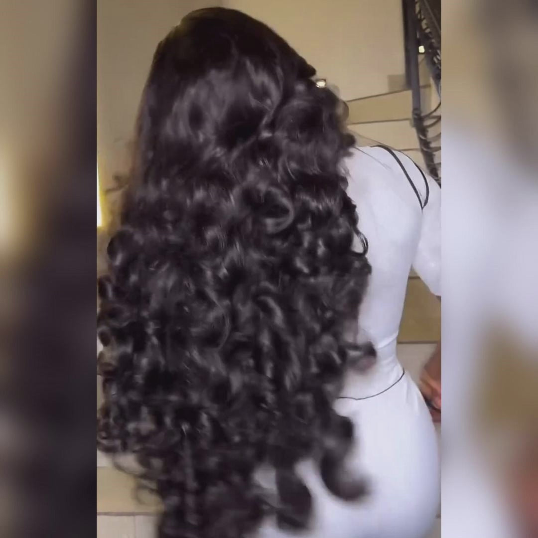 300% Density Loose Deep Wavy Glueless Wig - 7x5/13x4 Upgrade HD Lace Frontal