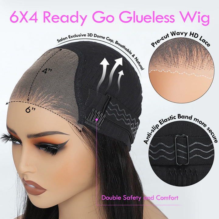 Body Wave 13x6 Lace Front HD Transparent Lace Human Hair Wig