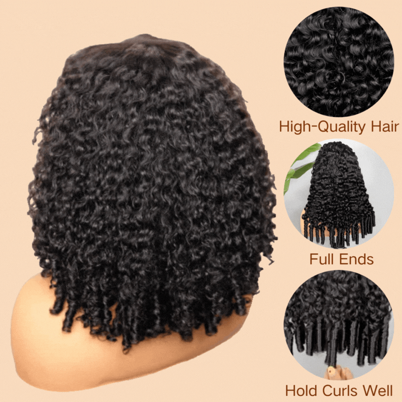 3-in-1 Put On &amp; Go Half Wigs | Glueless Invisible Drawstring Beginner Friendly