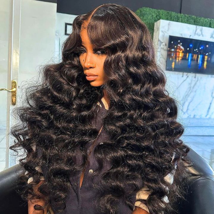 Long Loose Deep Wave 13x6 Undetectable Transparent Lace Best Human Hair Glueless Wigs Online - Bangjazz Hair