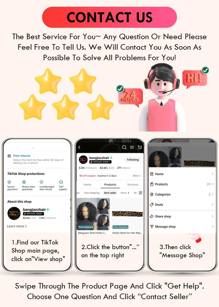 BANGJAZZ Short Kinky Curly Ready to Wear Glueless Wigs Pre Cut Lace Bleached Konts Closure Wigs Human Hair Wig 200% Density Lace Front Wigs Pre Plucked For Women
