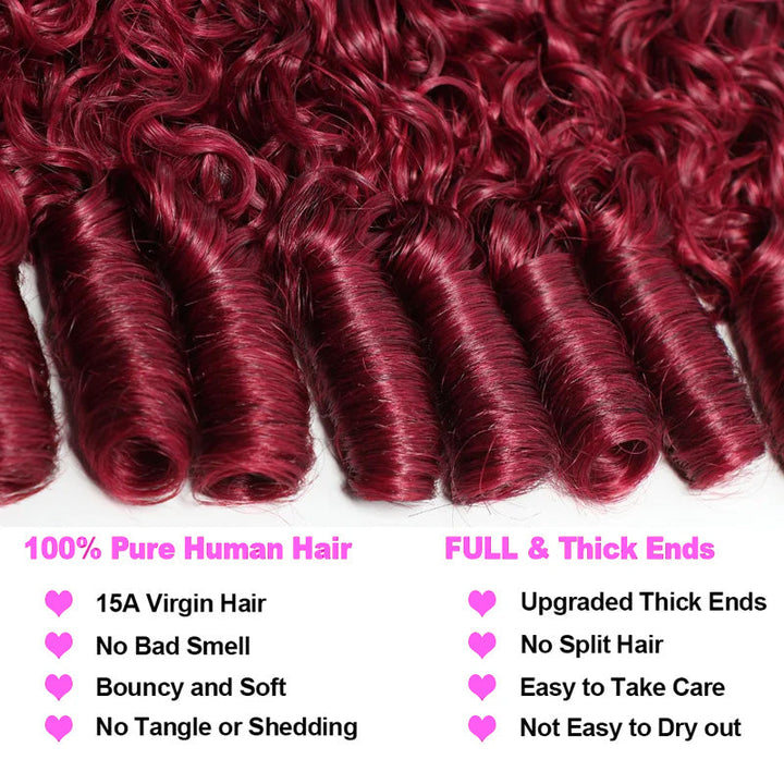 Highlight Burmese Curly 13x6 Lace Front Human Hair Wigs for Black Women Pre-plucked Natural Hairline