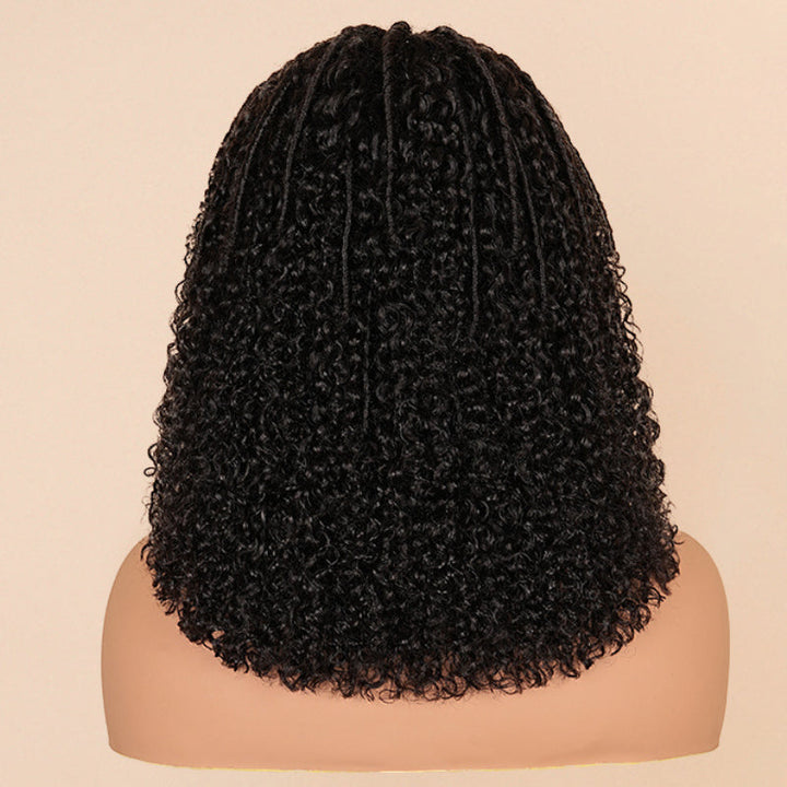 Bangjazz 7x5 Bohemian Curly Glueless Wig HD Lace 300% Density | Honey Blonde &amp; Red Wine