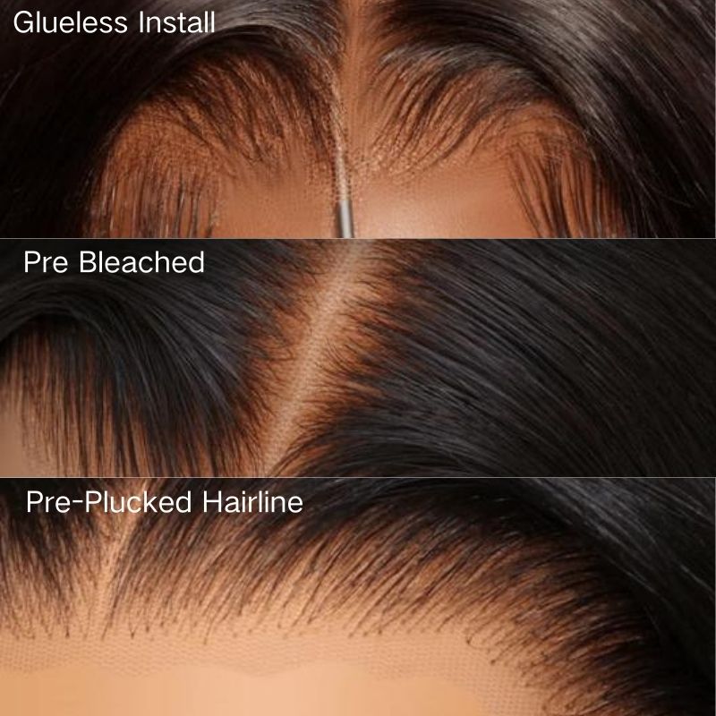 Balayage Highlight Light Blonde Loose Wave 7x5 Lace Closure / 13x4 Lace Front Ombre Color Wig With Baby Hair - Bangjazz Hair
