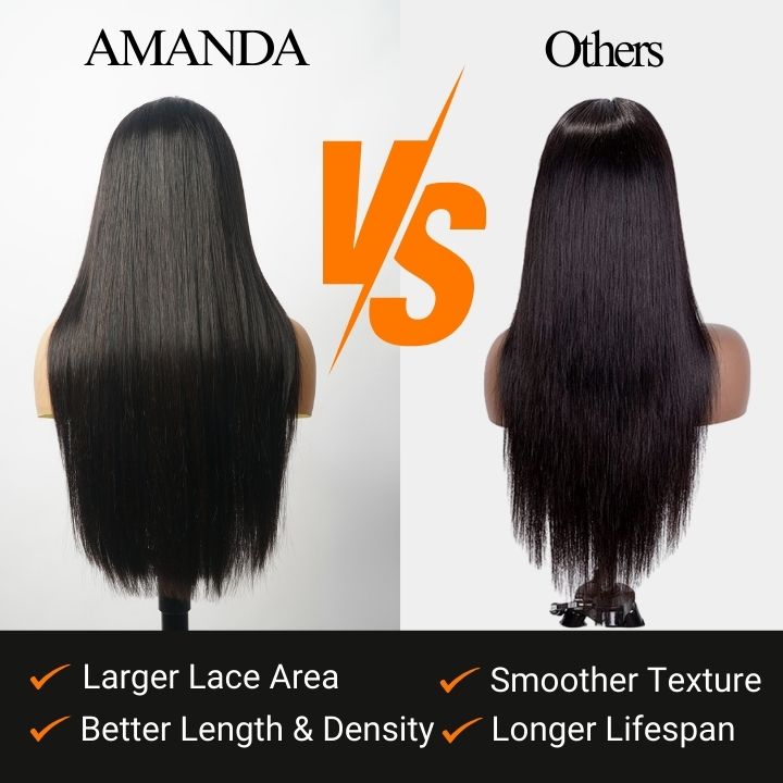 Long Straight Hair Wigs 13x6 HD Lace Frontal Wig-Bangjazz Hair