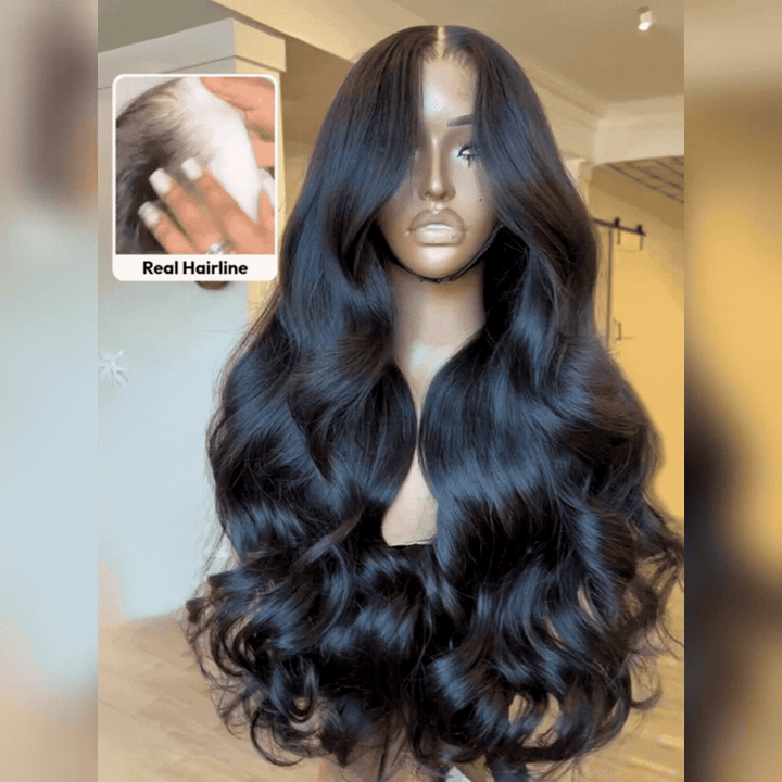 Body Wave 13x6 Lace Front HD Transparent Lace Human Hair Wig