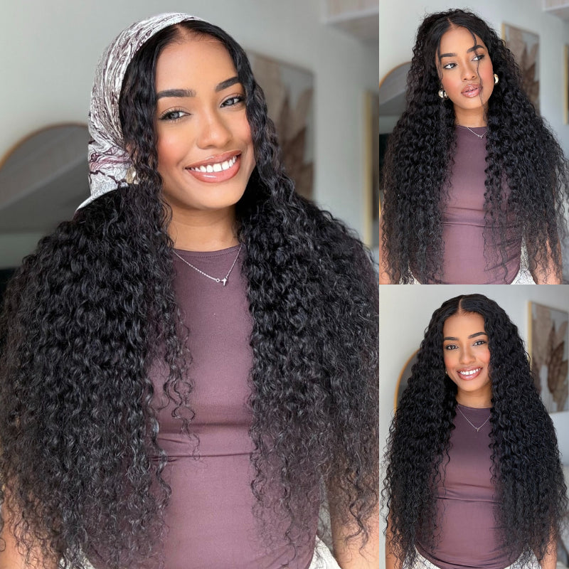 250% Density Long Curly 13x4 Lace Front Pre Everything Wig Glueless HD Transparent Lace 100% Virgin Human Hair Wigs - Bangjazz Hair