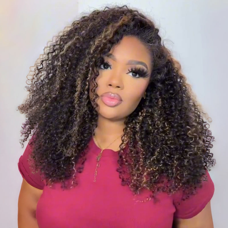 3-in-1 Put On &amp; Go Half Wigs | Glueless Invisible Drawstring Beginner Friendly