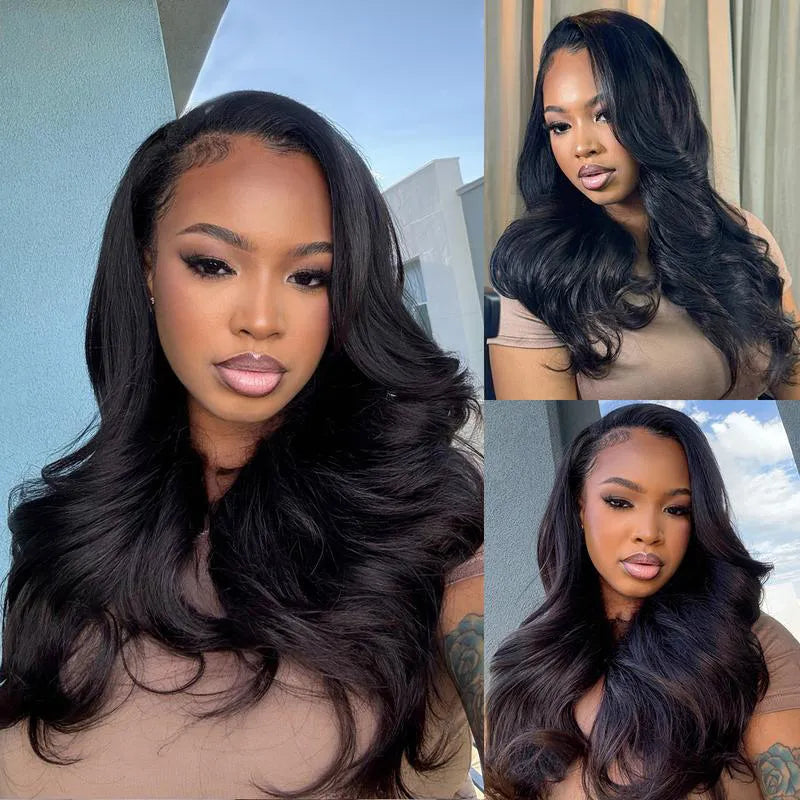 Yaki Loose Wave 7x5 / 13x6 Lace Front Wig Glueless 200% Density Human Hair Pre Everthing - Bangjazz Hair