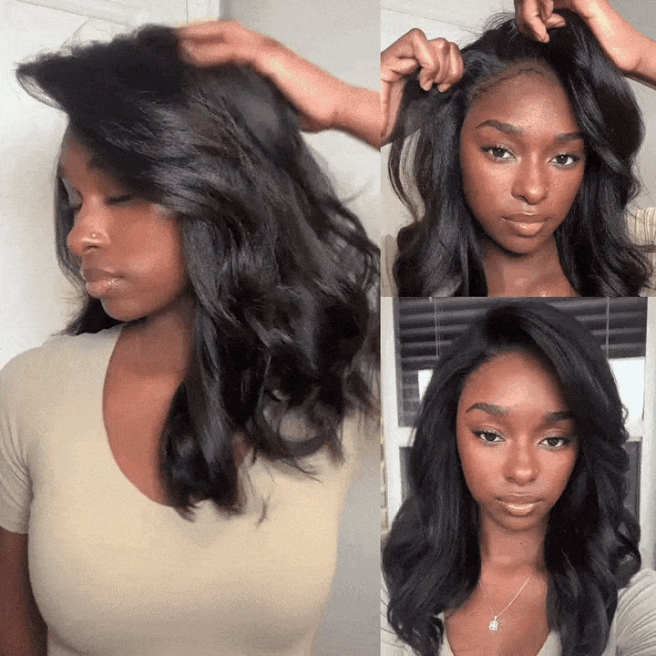 Yaki Loose Wave 7x5 / 13x6 Lace Front Wig Glueless 200% Density Human Hair Pre Everthing - Bangjazz Hair